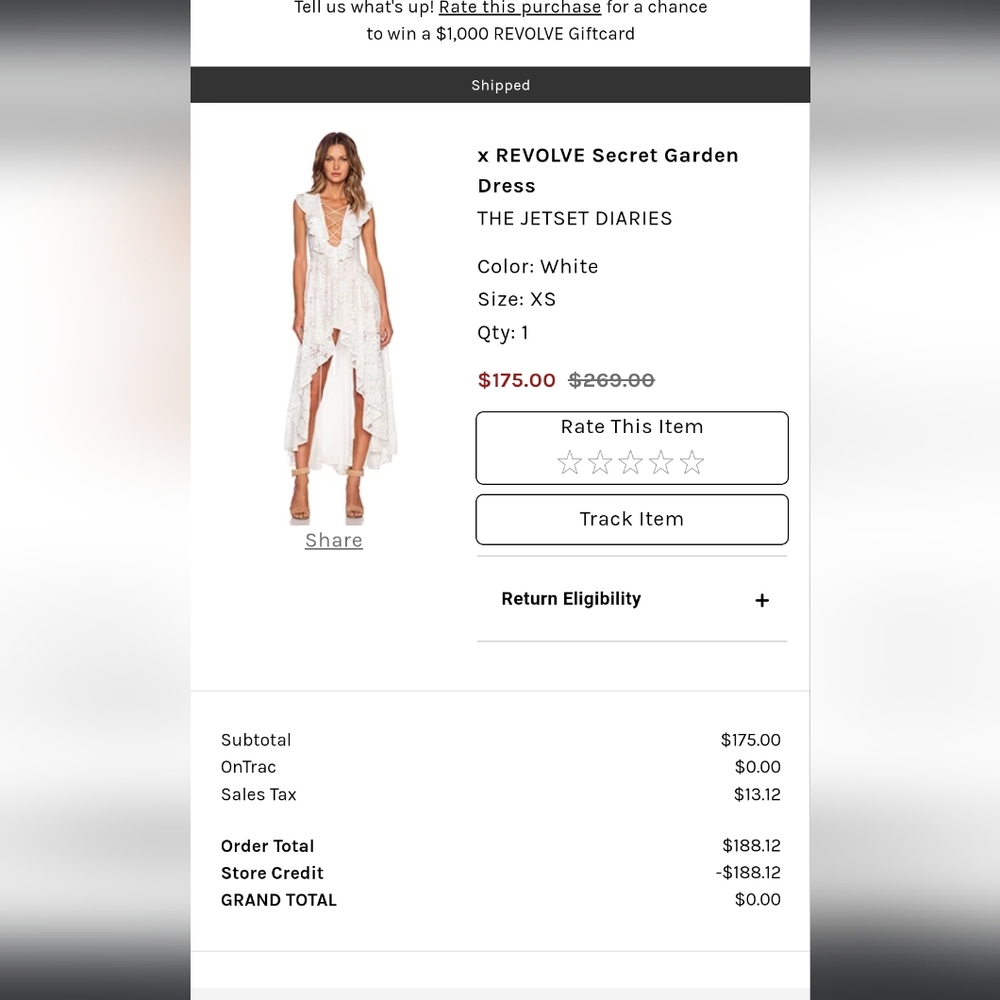 Lace white fancy dress